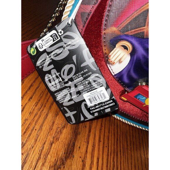 Loungefly Disney Crossbody Bag Snow White Evil Queen Throne Heart Box Cosplay - Picture 16 of 16